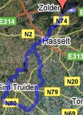 hier klikken voor interaktieve kaart Velm