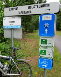 verkeersborden fietsroutenetwerk