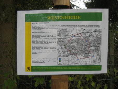 met plan voor wandeltocht van 5 km