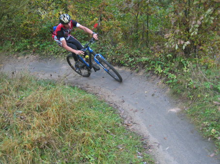 verwaarloosd BMX parcours van helzold
